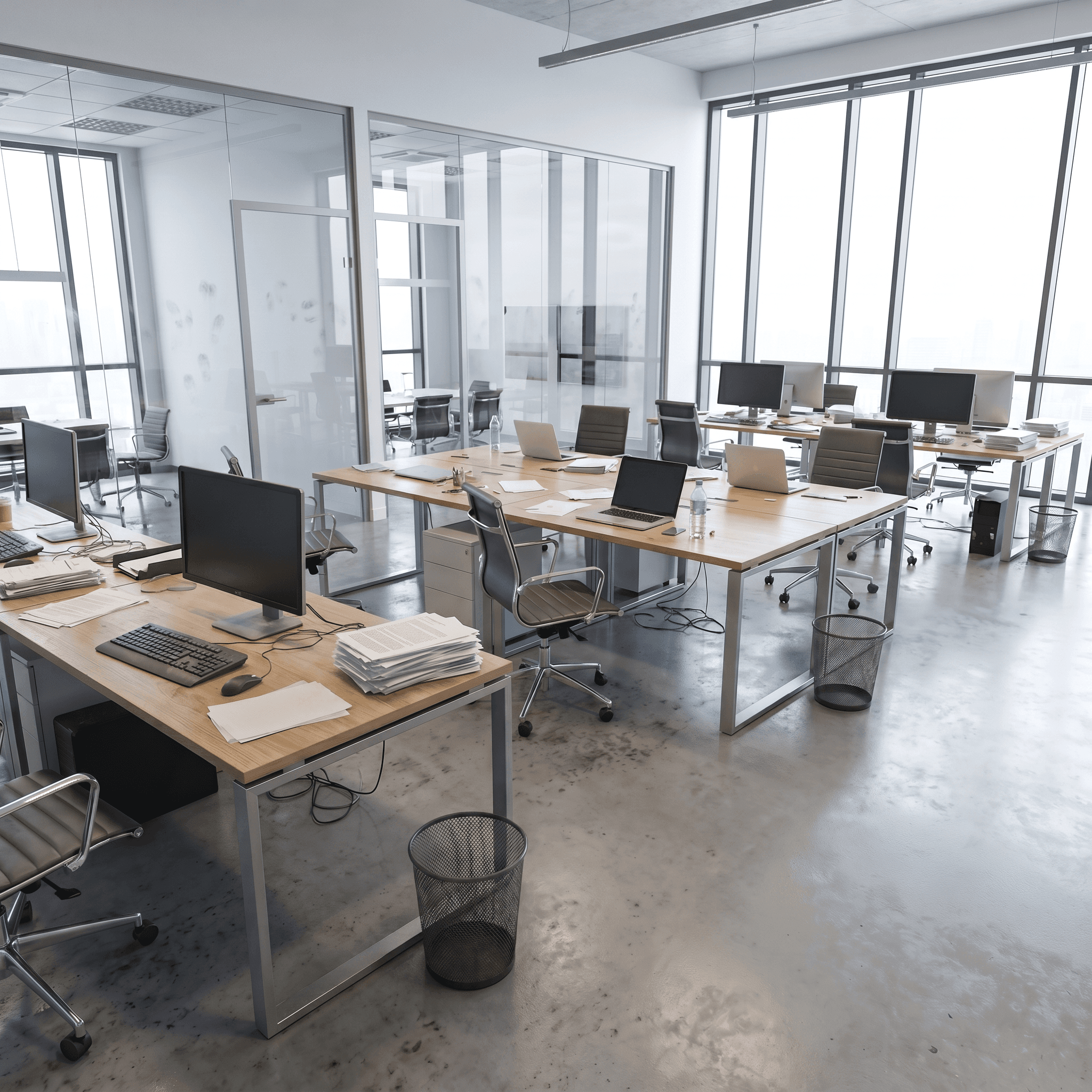 Офис 120 м² после мероприятия — после